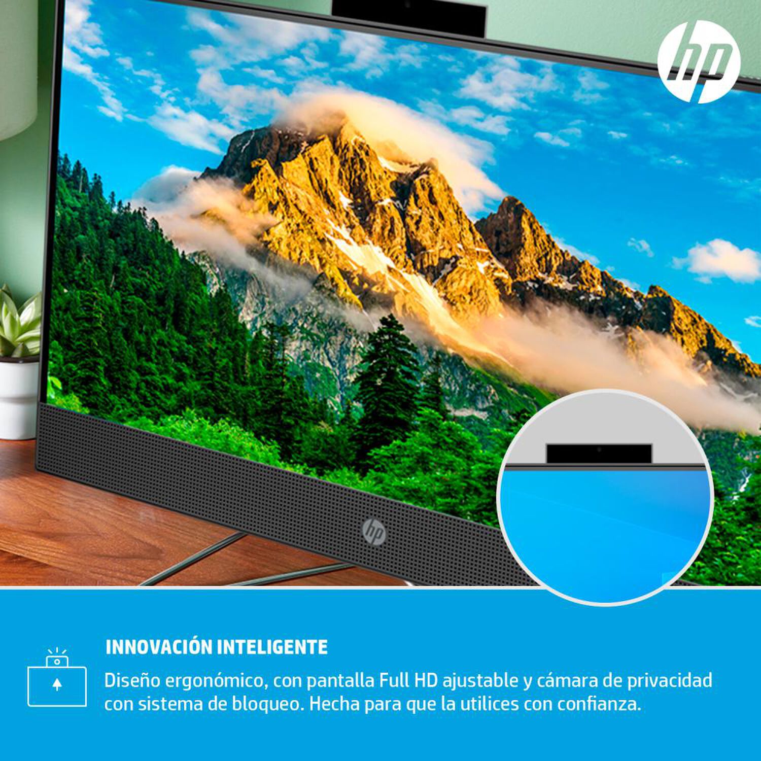 All in One 24" HP DF1000LA/ Intel Core I3 / 4 GB RAM / Intel UHD / 1 TB HDD image number 8.0