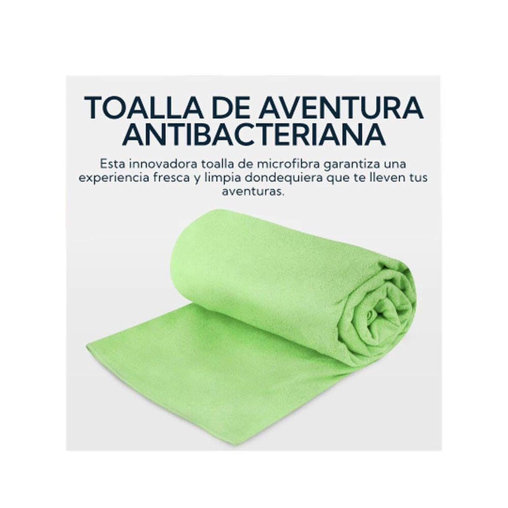 Pack 2 Toallas Microfibra Suede Verde image number 3.0