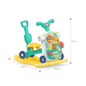 Juguete Caminador 4 En 1 Didacto Interactivo Verde Infantil