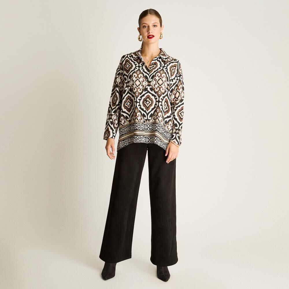 Blusa Manga Larga Mujer Lorenzo Di Pontti image number 1.0