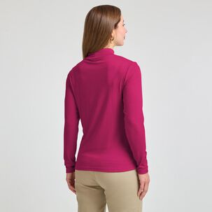 Polera Rib Manga Larga Cuello Beatle Mujer Geeps