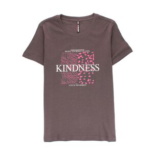 Polera Estampada Animal Print Manga Corta Cuello Redondo Mujer Rolly Go