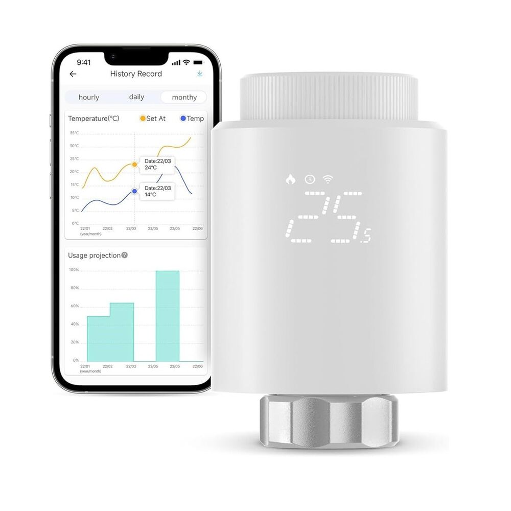 V&aacute;lvula Termostato Zigbee Para Radiador - Sonoff Trvzb image number 3.0