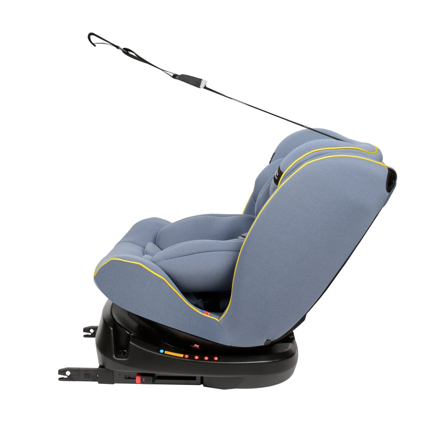 Silla De Auto Convertible Apolo Isofix Lx 360&deg; Navy + Espejo + Hebilla image number 4.0