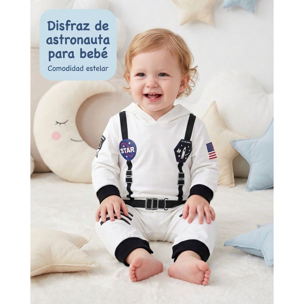 Disfraz Astronauta Cosplay Juego Rol Traje Espacial Ni&ntilde;os image number 37.0