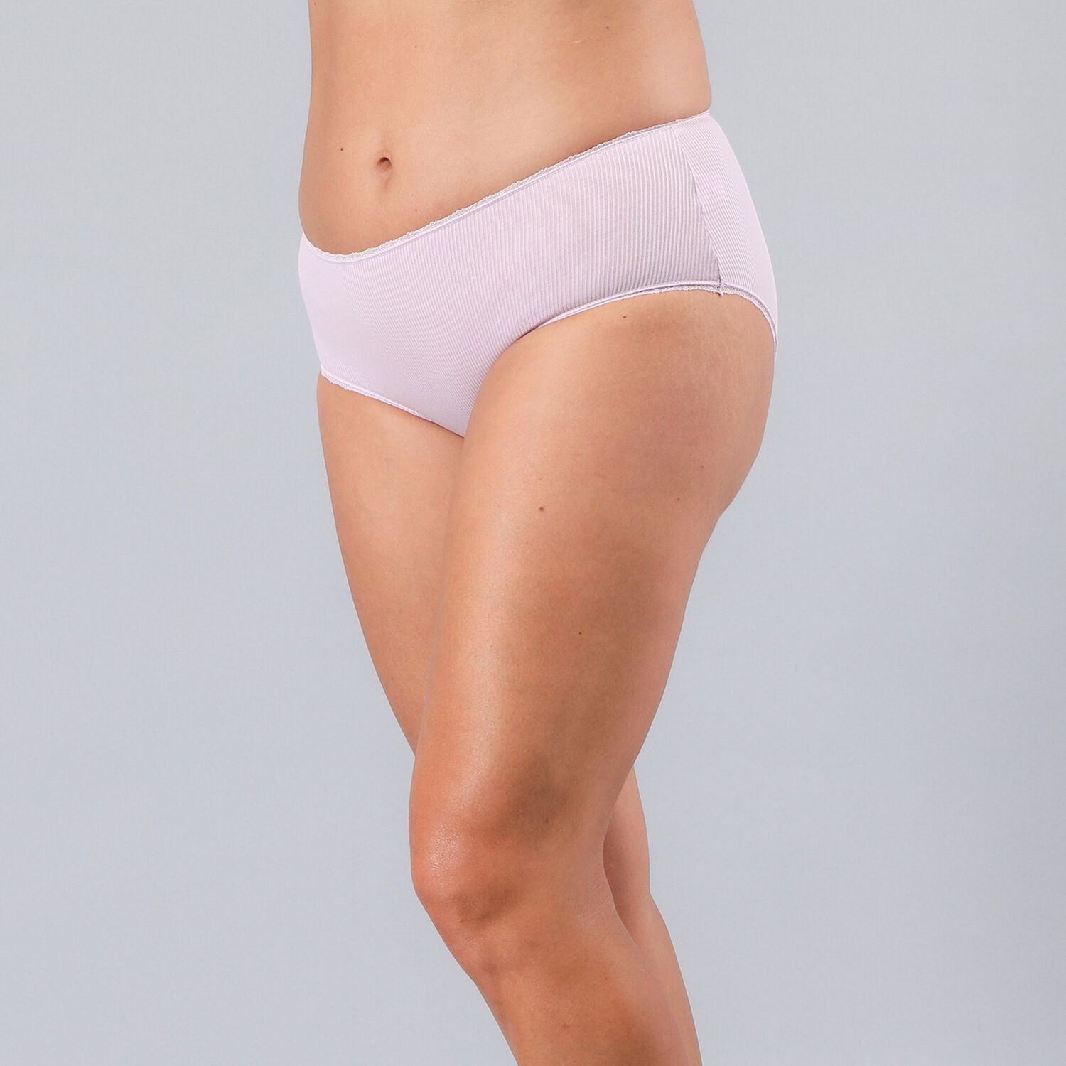 Pack 3x Calzon Maxi Algodon Rib Flores Mujer 25578-1 image number 2.0