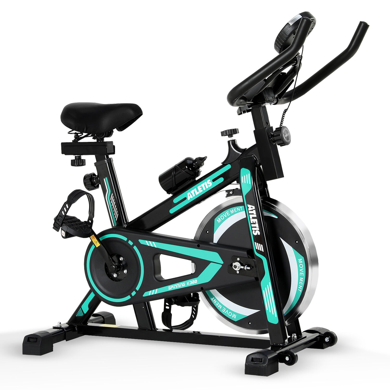 Bicicleta Spinning Atletis K300 Verde image number 0.0