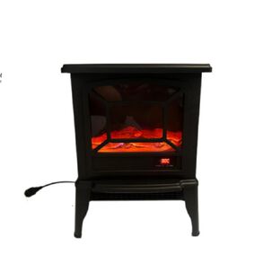 Chimenea El&eacute;ctrica Vintage Control Remoto Efecto Llama Real