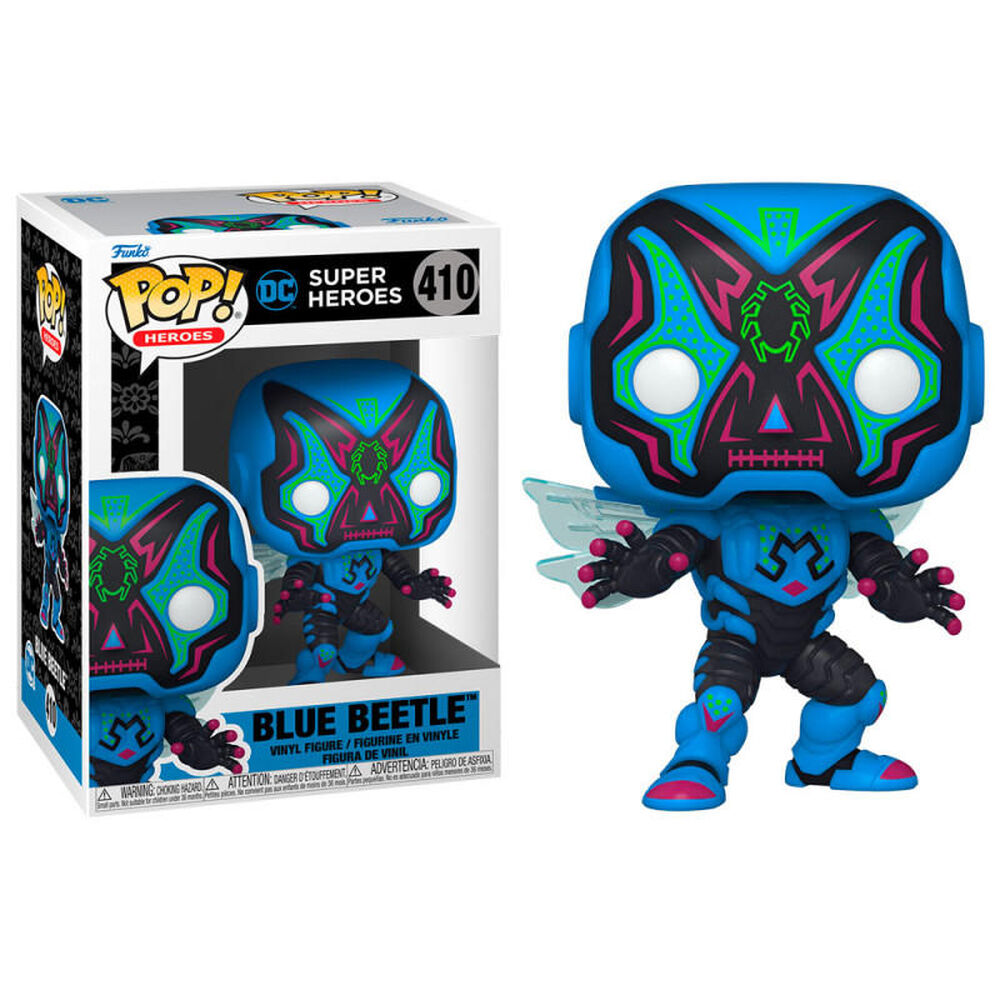Funko Pop Blue Beetle #410- Día de los muertos Dc Comic image number 0.0