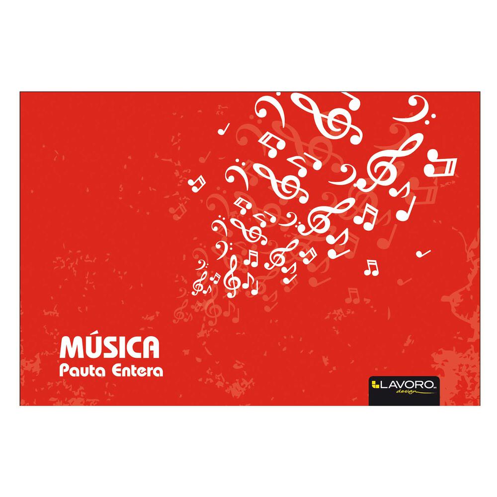 Cuad. Musica Pauta Entera 10 Hjs. Lavoro Des image number 0.0