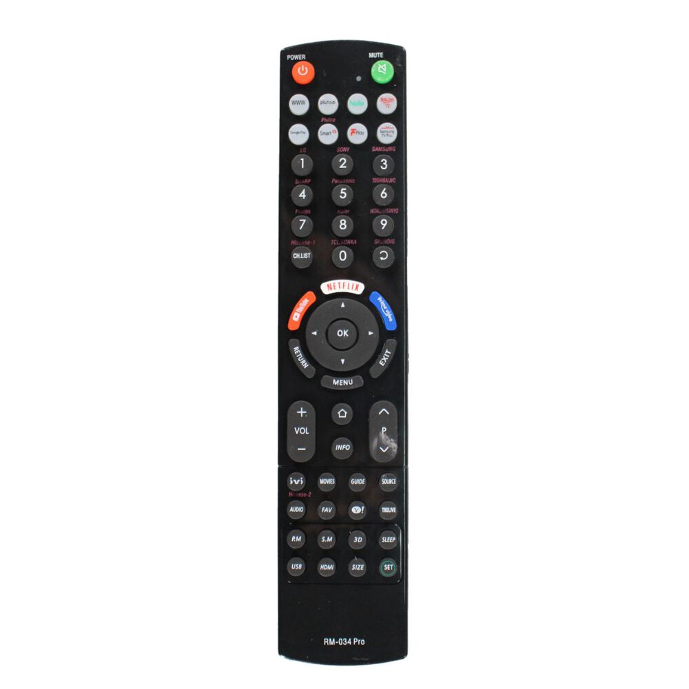 Control Remoto Universal Smart Tv Apps Streaming Oem - Ps image number 0.0