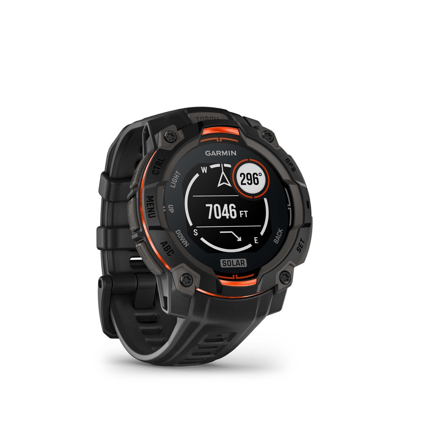 Smartwatch Instinct 3 Solar 45 Mm Negro Garmin image number 2.0