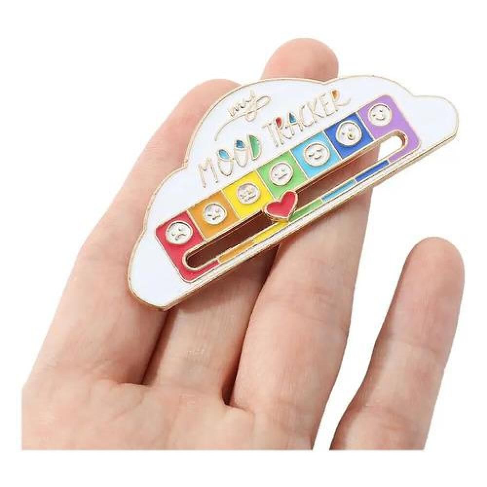 Broche Pin Divertido My Mood Tracker Estado De Animo image number 3.0