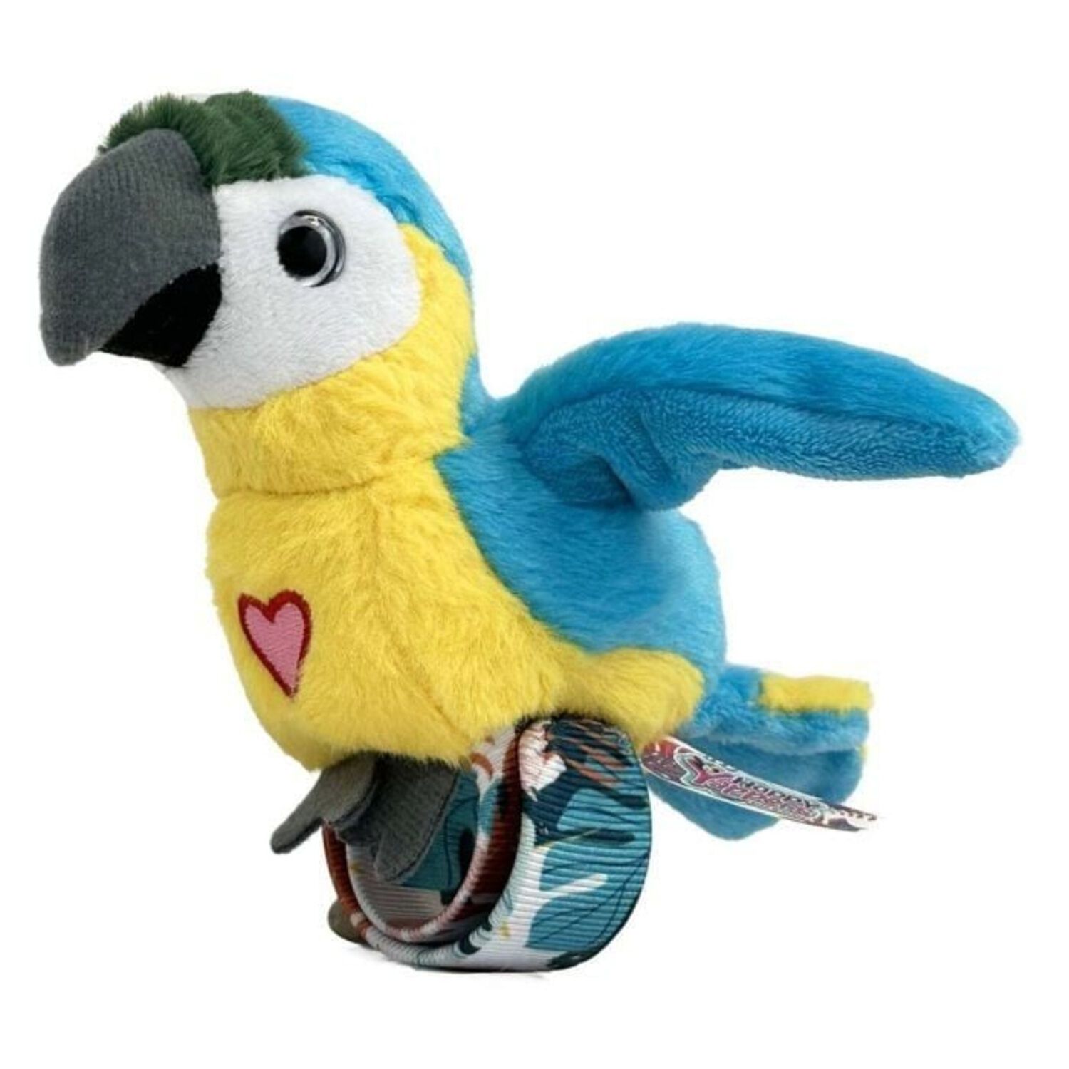 Peluche Repite Canta Aletea Happy Yappers Loro Azul image number 0.0