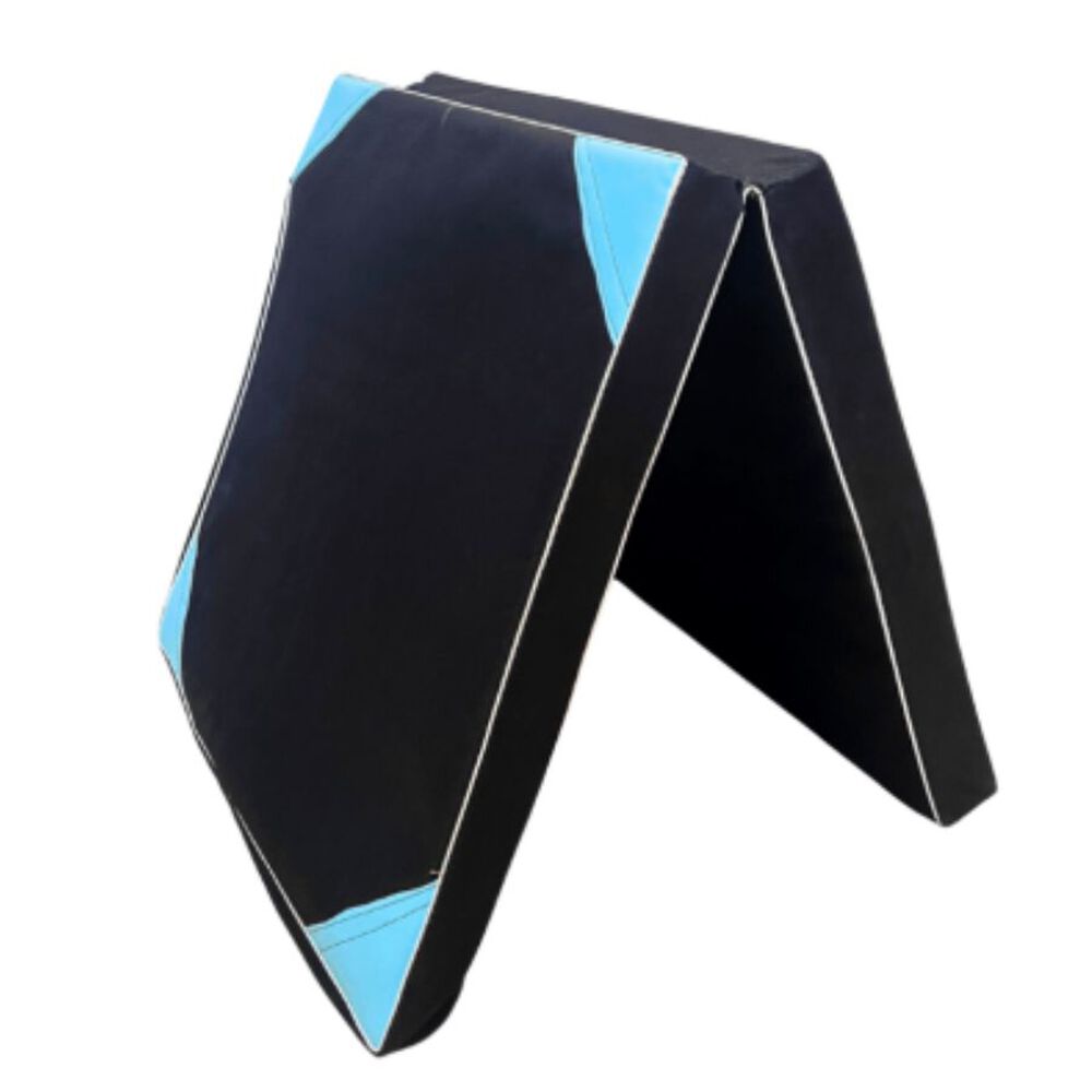 Colchoneta Deportiva Gimnasia Pilates Plegable 200x50 Cm Negro image number 0.0