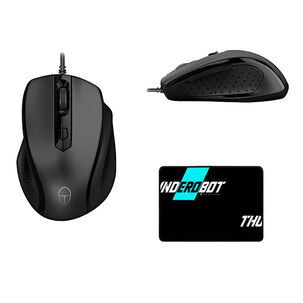 Mouse Gamer Alambrico Optico Con Mousepad Color Negro M50t