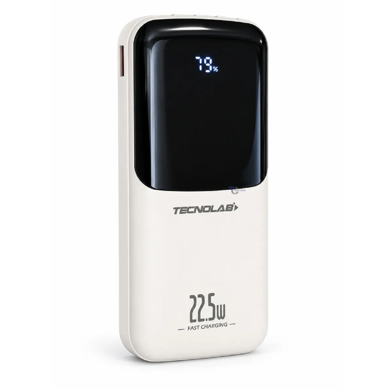 Power Bank Tecnolab Power Volt 22.5w 15.000mah Blanca 4 Cables Carga R&aacute;pida image number 0.0