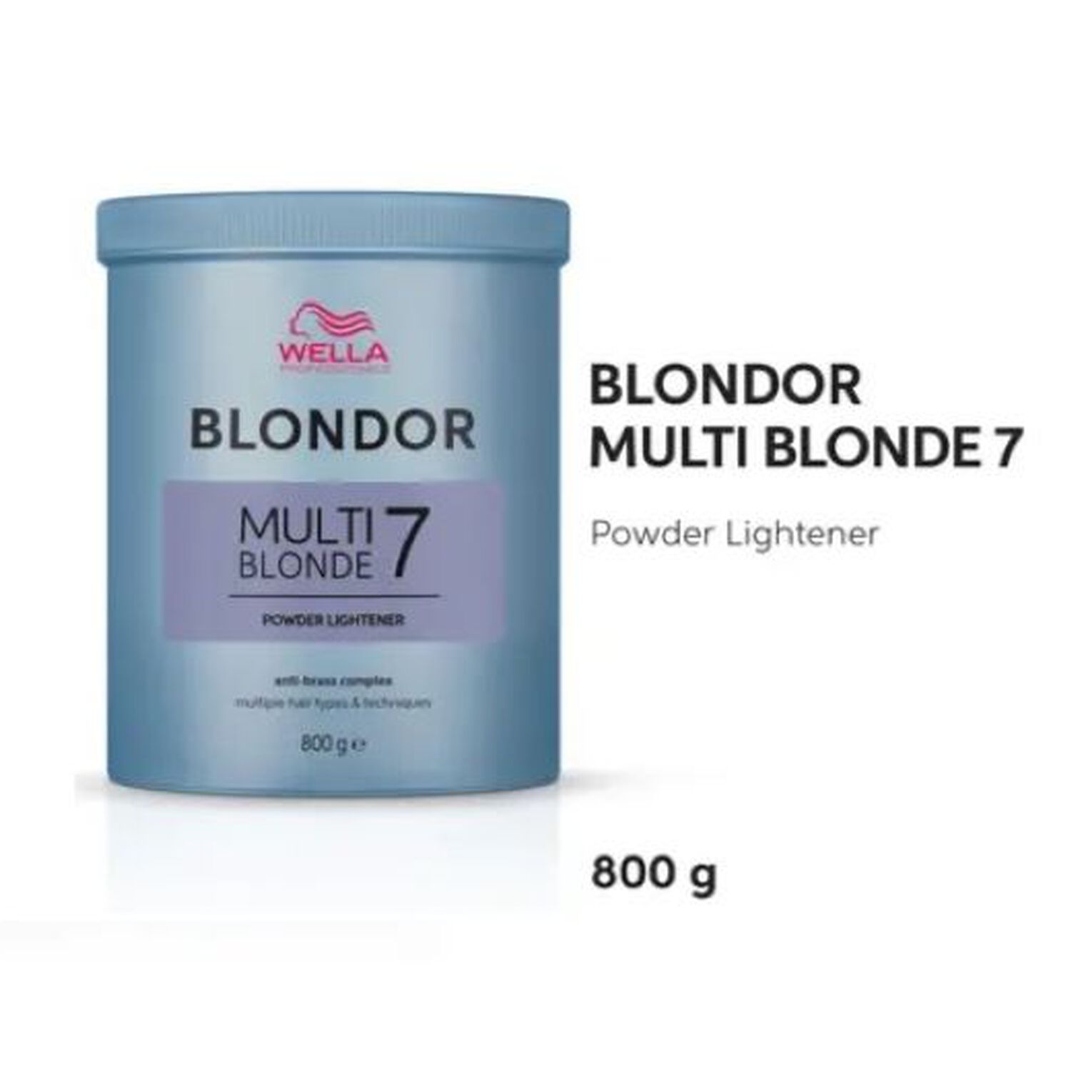 Wella Blondor Multi Blonde Powder 800gr 7 Tonos image number 1.0