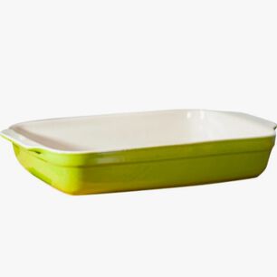 Fuente Ceramica P/horno Verde