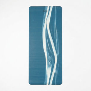 Mat De Yoga Profesional Aura Azul M&aacute;rmol