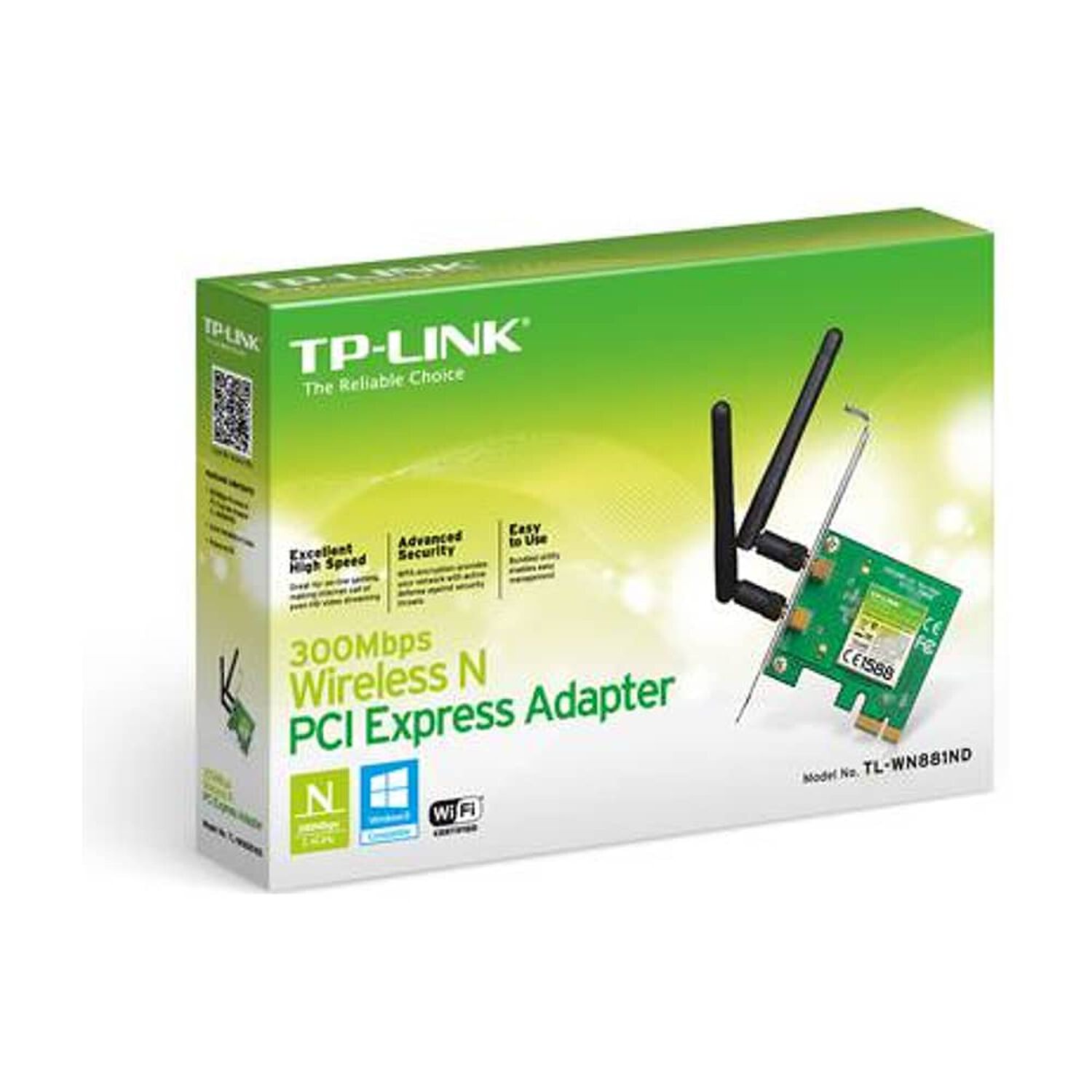 Adaptador De Red Tp-link Pci Express Inal&aacute;mbrico N A 300 Mbps image number 1.0