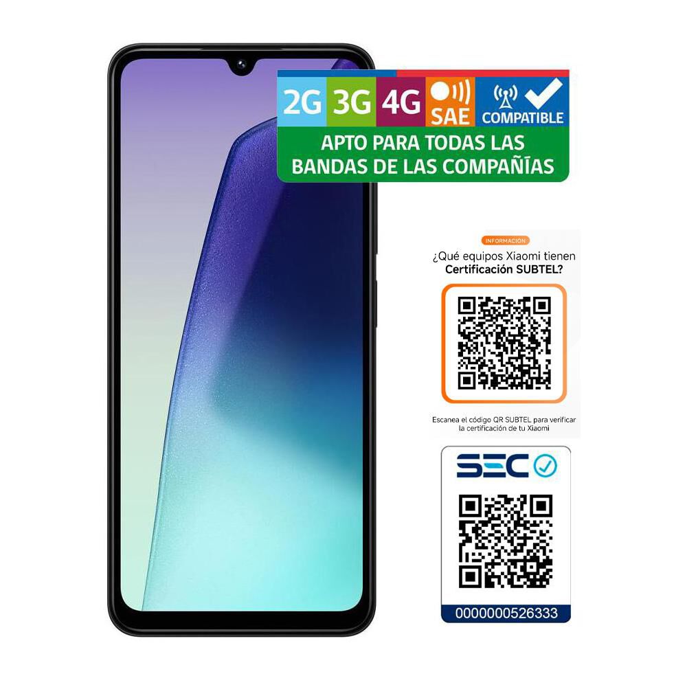 Smartphone Xiaomi Redmi 14C / 128 GB / Black / Liberado image number 13.0