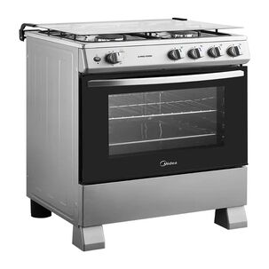Cocina A Gas Midea 4 Quemadores Mfo-mg24tcssl Silver