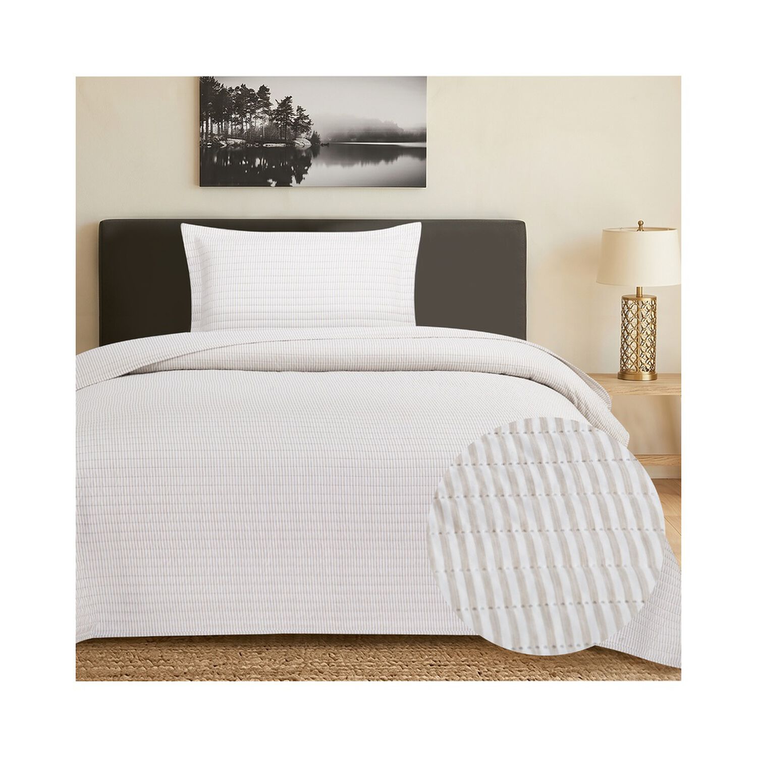 Quilt Andes Cationic Beige 1.5 Plazas image number 1.0