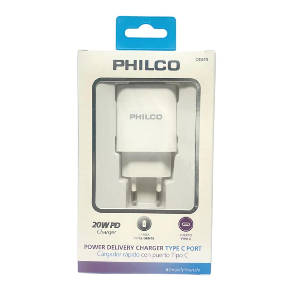 Cargador Usb C Carga Rapida Inteligente 20w Blanco image number 2.0
