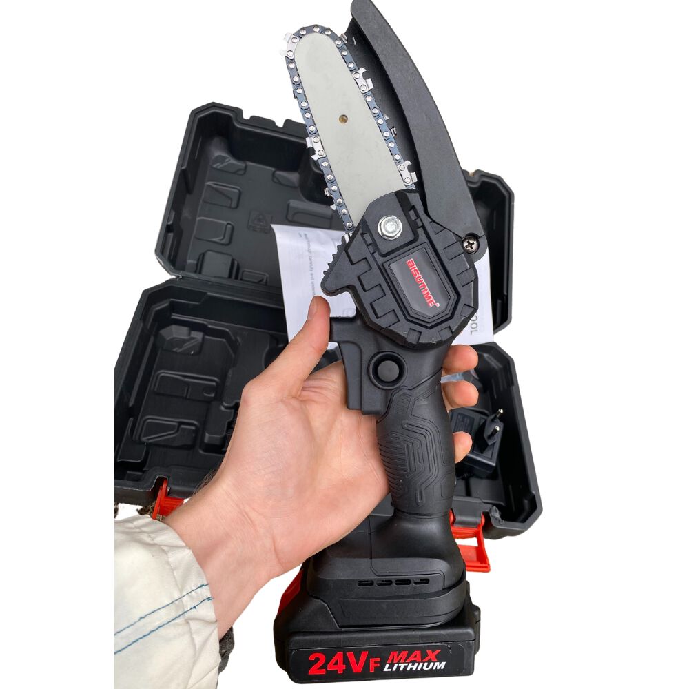 Motosierra Eléctrica Recargable Portátil 4" image number 7.0