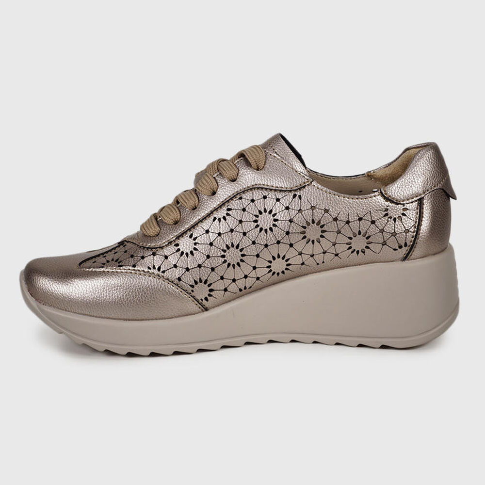 Zapatilla Cuero Felisas Bronce image number 4.0