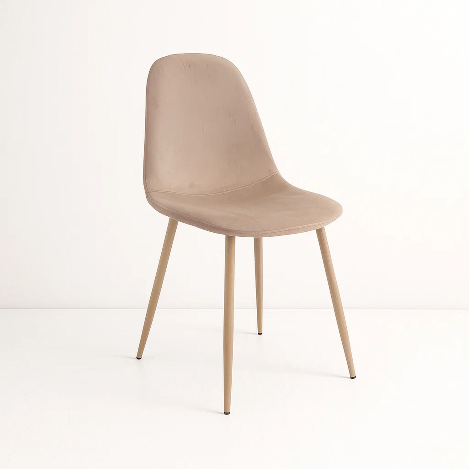 Silla Spoon Velvet - Beige image number 0.0