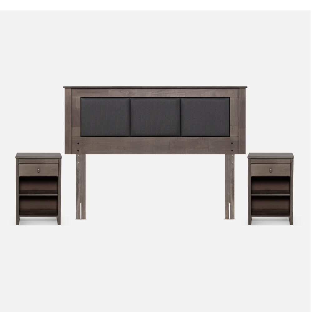 Set De Maderas Rosen Rachel Gris / 2 Plazas image number 1.0