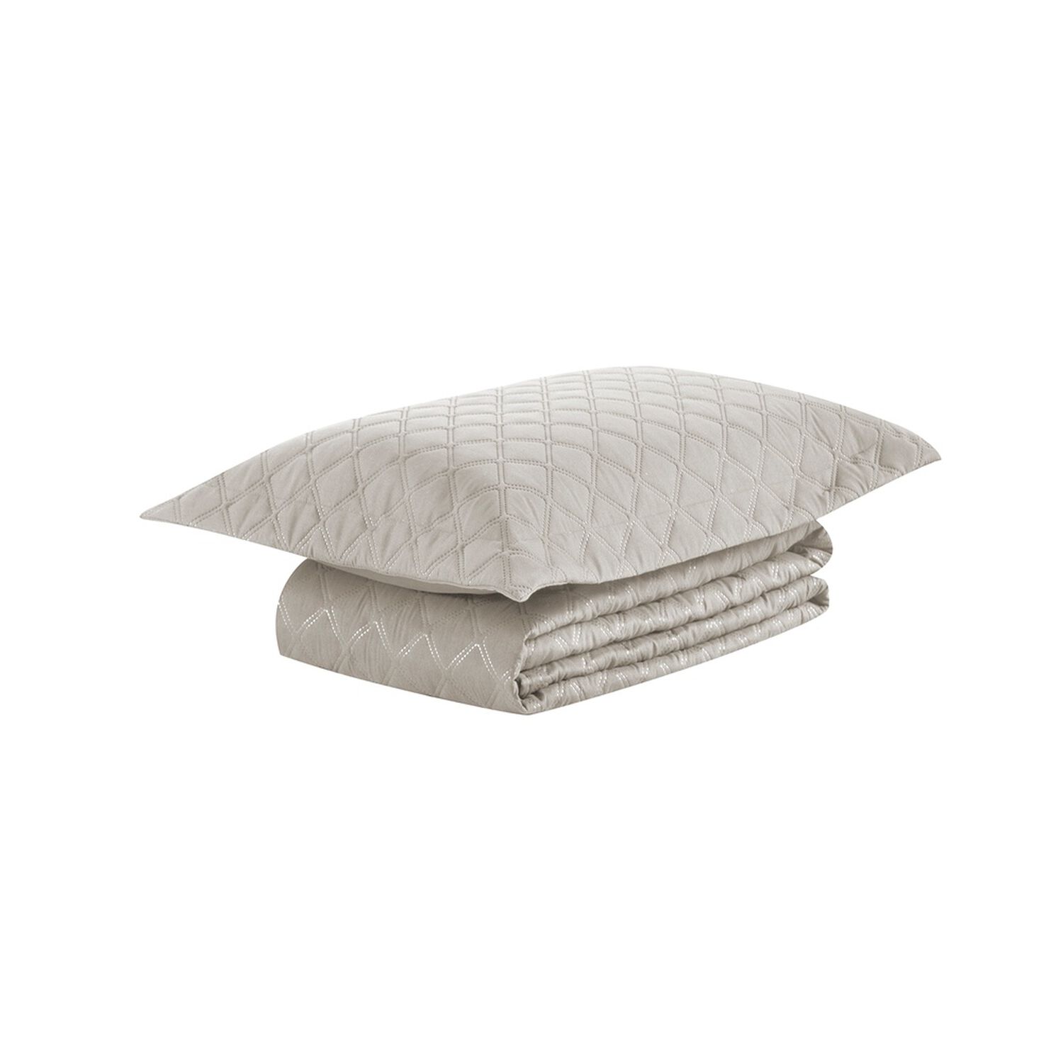 Quilt Andes Liso Beige 1.5 P image number 2.0