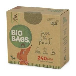240 Bolsas Biodegradable En Rollos Ecologicas