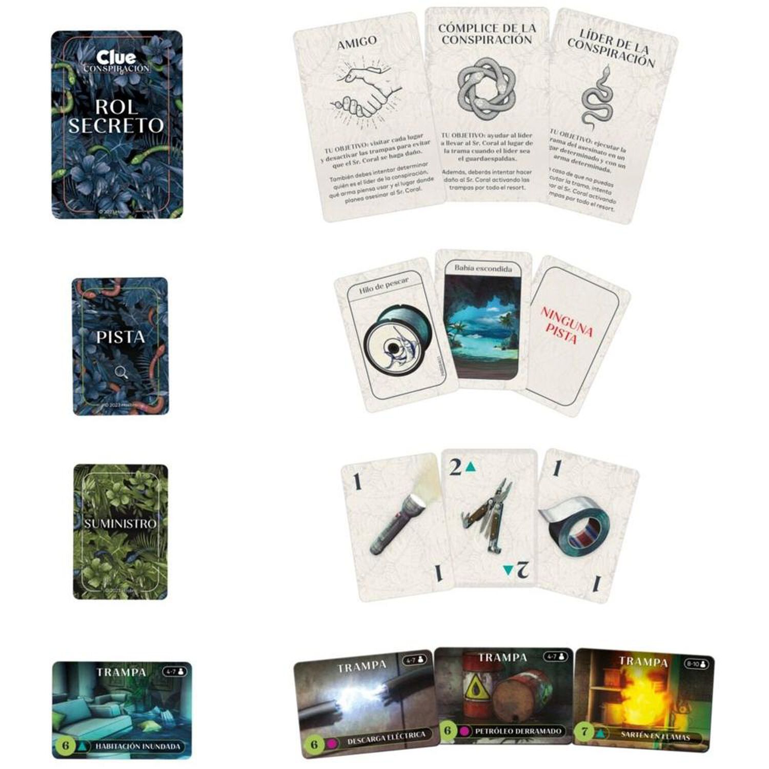 Juego De Mesa Clue Conspiraci&oacute;n Hasbro Gaming image number 5.0