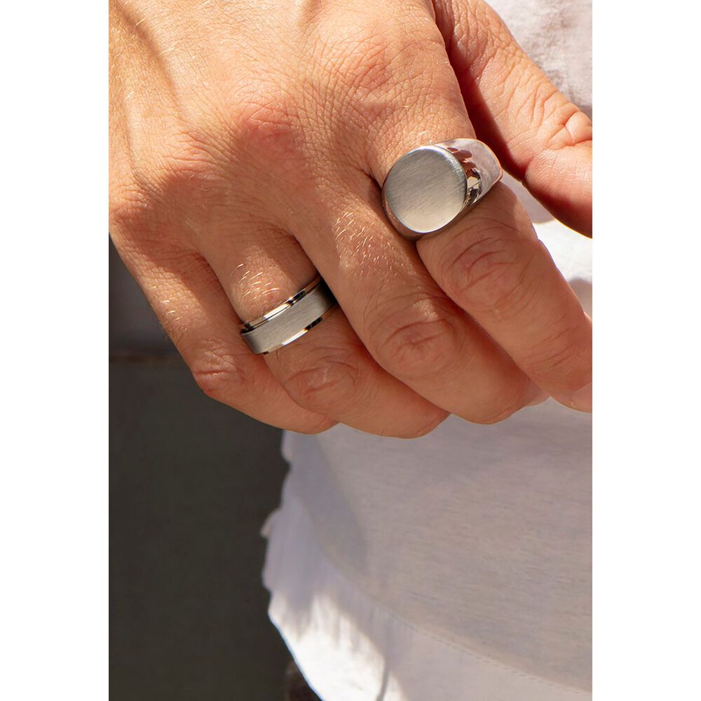 Anillo Ls2395-3/126 Lotus Style Hombre Dark Style image number 1.0