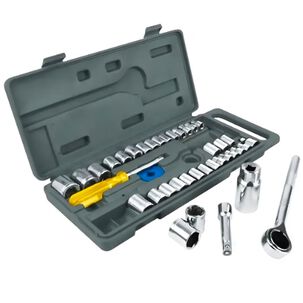 Juego Autocle 40 Pzas Color Gris