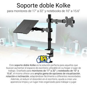 Soporte Monitor Notebook Kolke Brazo Articulado