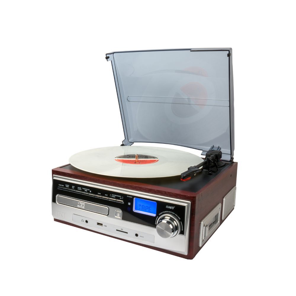 Tocadiscos Irt Los 80 Usb/sd/ Radio Fm/ Aux/ Bt/ Cd/cassette image number 2.0