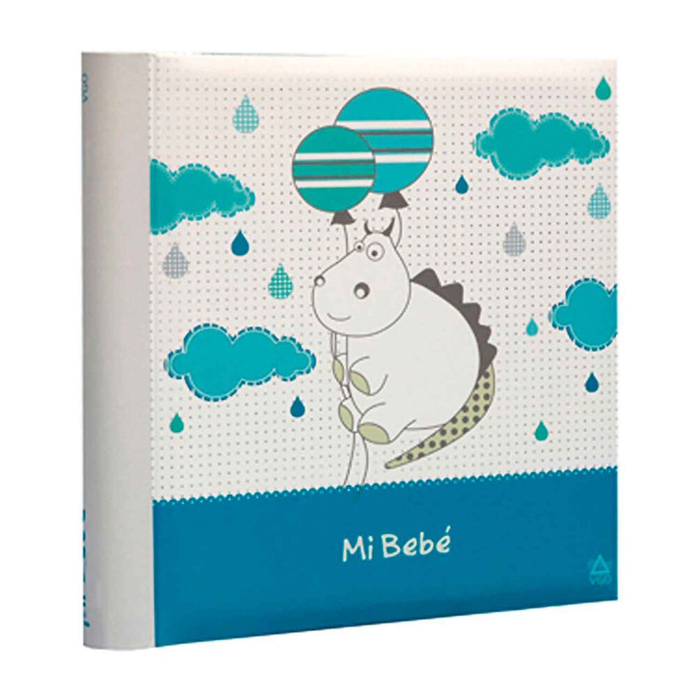 Album Infantil Con Memo Celeste Y Caratulas Para Ensobrar 13x18 Cm / 200f Vgo image number 0.0