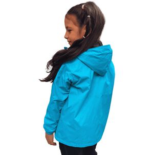 Chaqueta Cortaviento Impermeable Unisex Para Niños Con Polar