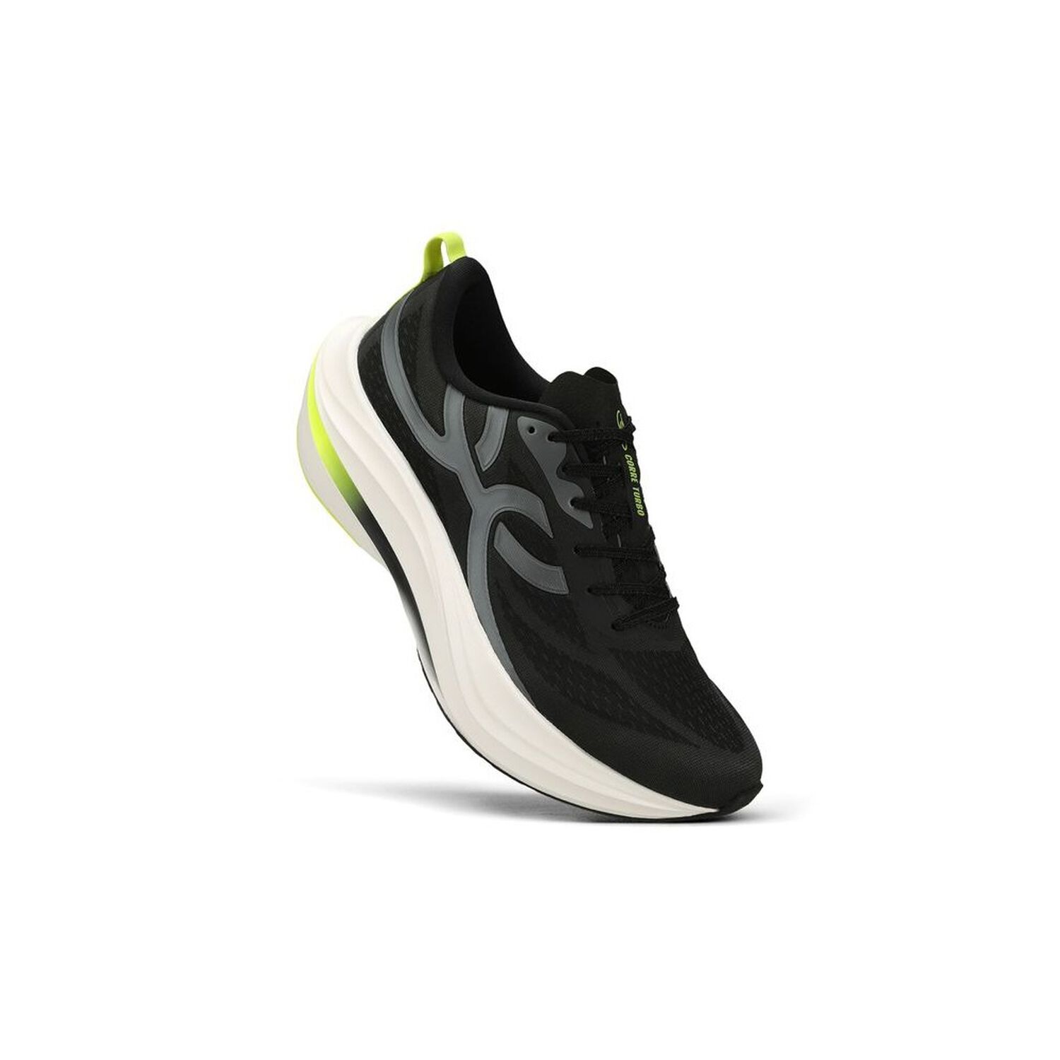 Zapatilla Running Hombre Corre Turbo Negra image number 1.0