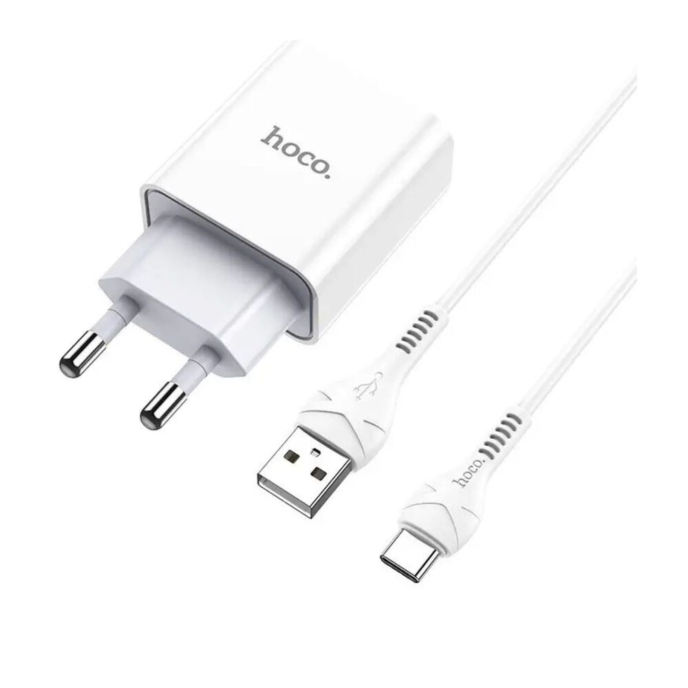 Cargador Hoco C81a 3.0 Usb A Tipo C Con Cable Para Android image number 1.0