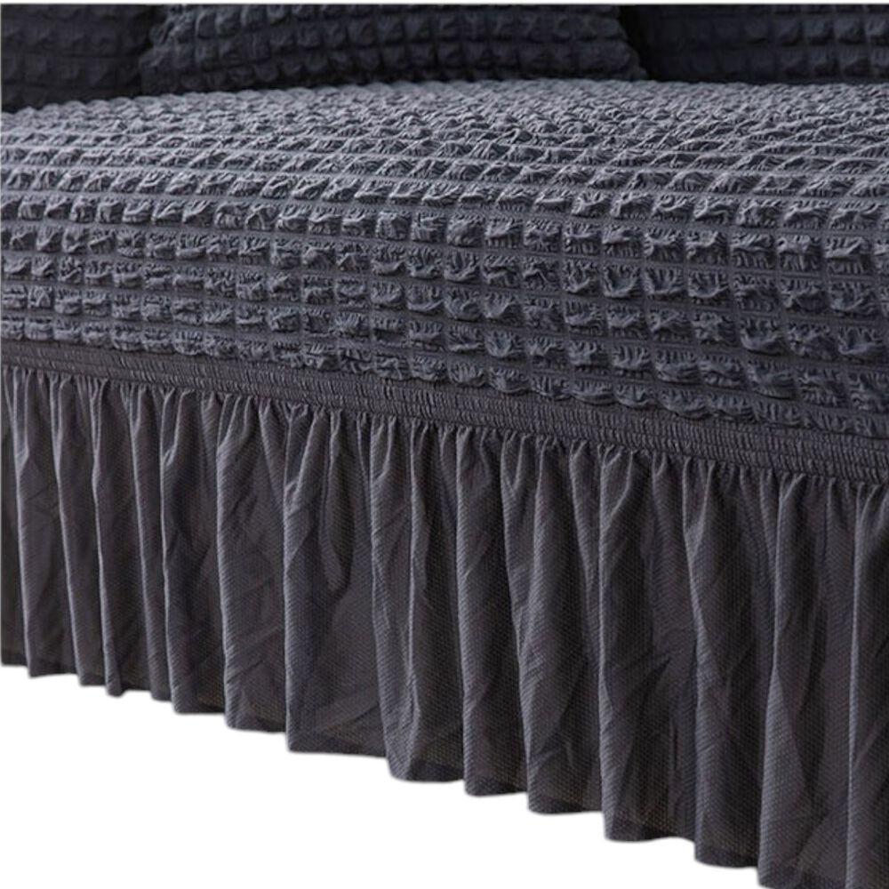 Fundas Cubre Sillon Turca Sofa De 3 Cuerpos Elasticada Color Mostaza image number 1.0