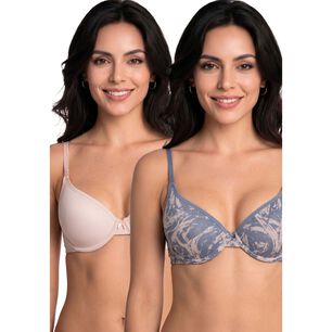 Pack 2 Sostenes Push Up Mujer Kayser P250.023-azu8