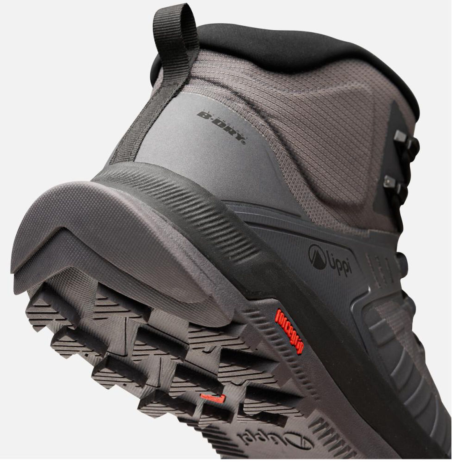 Zapatilla Outdoor Hombre Lippi Vulcano Iron Stone Mid B-dry image number 7.0