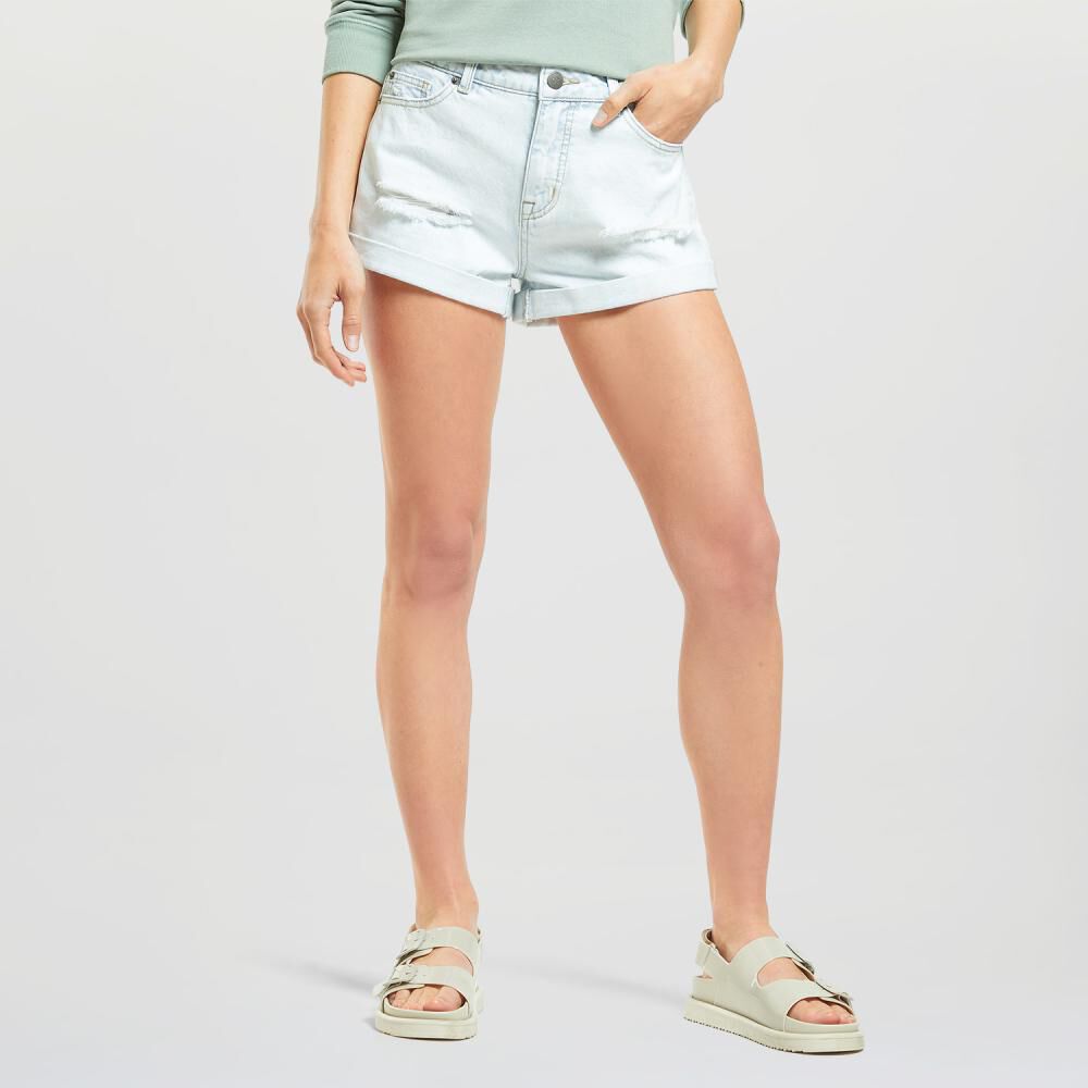 Short Denim Roll Up Regular Mujer Ocean Pacific image number 0.0