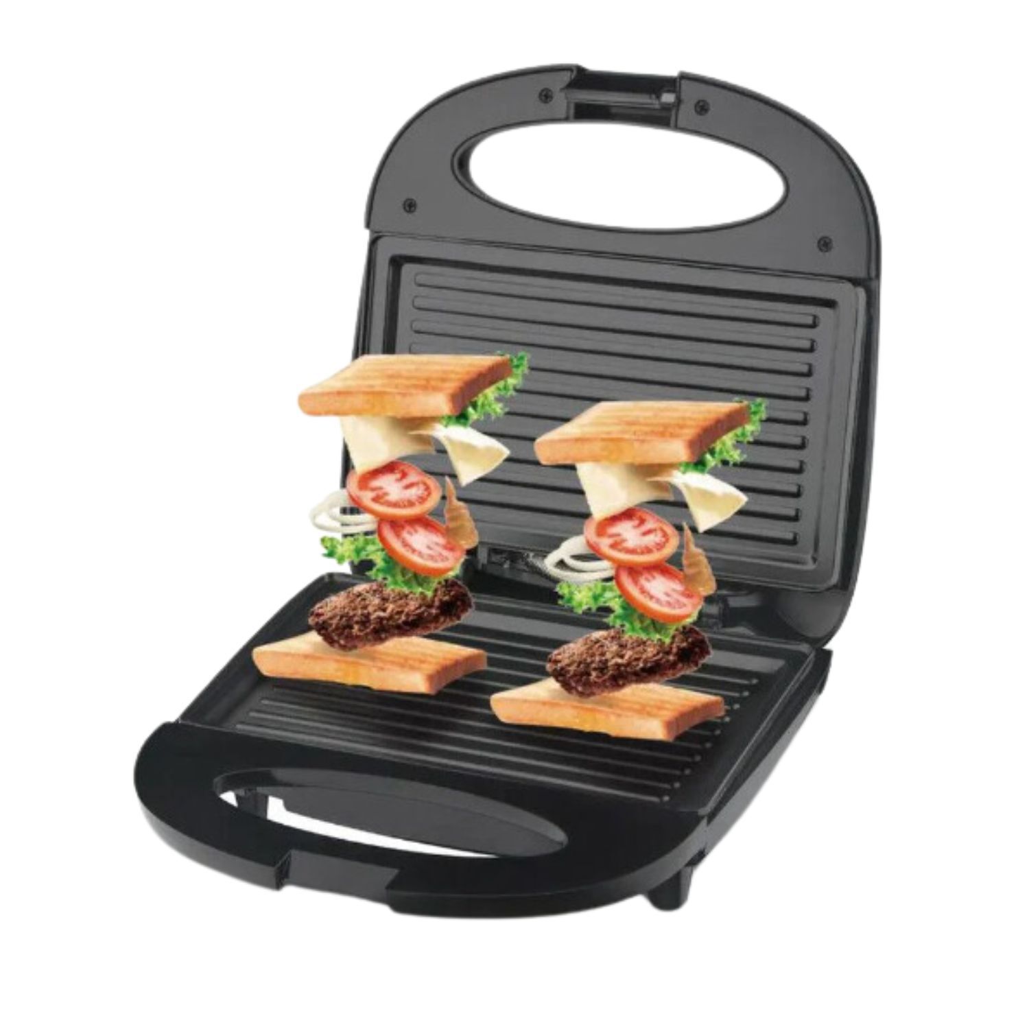 Sandwichera Electrica Tipo Grill Tostador Plancha Raf R.284t image number 2.0
