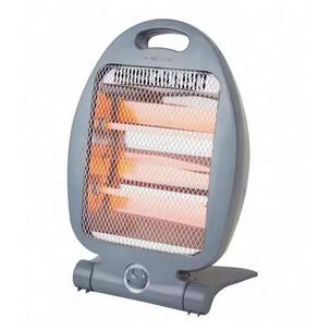Calefactor Estufa Hal&oacute;geno 800w Bajo Consumo Oficina Gris